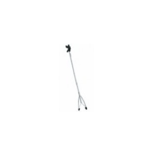 Black handle silver base Cool reach tool for retrieving