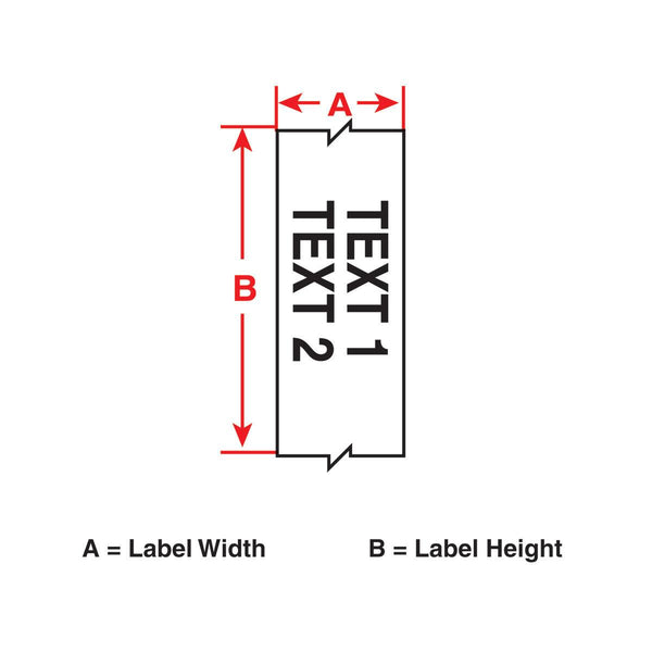 BMP21 Plus Series Self-laminating Polyester Cryogenic Laboratory Labels - IVF Store